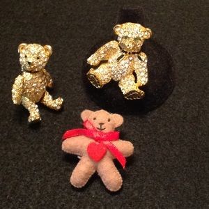 Bear Brooches - (3)